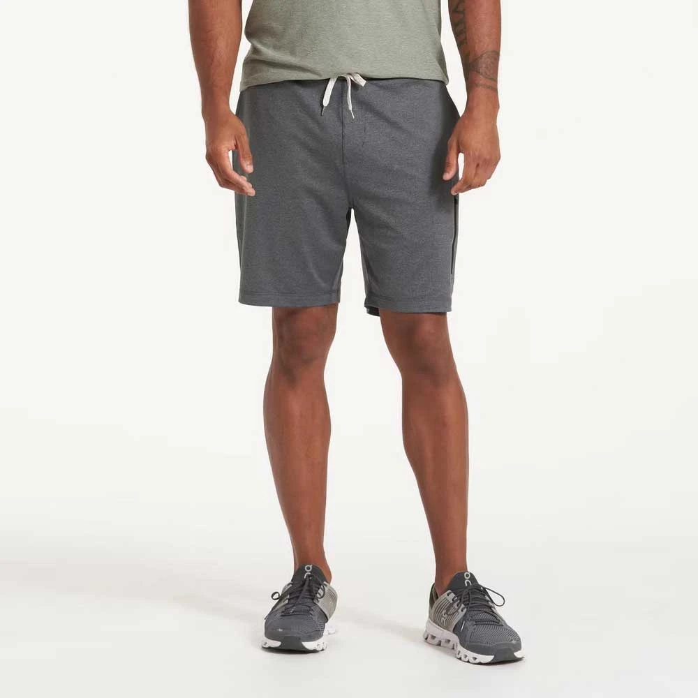 Vuori Men's Sunday Performance Short - Charcoal Heather 2 Vuori Men's Sunday Performance Short - Charcoal Heather - Image 2