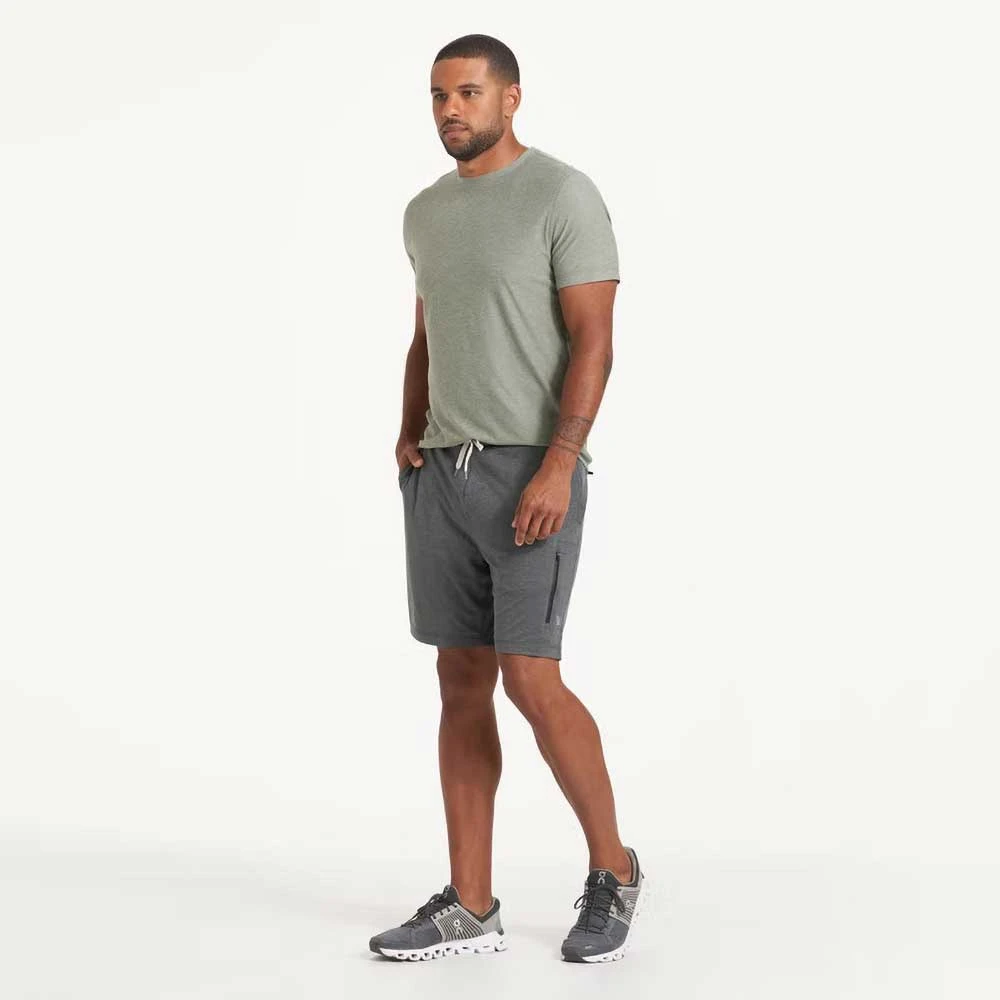 Vuori Men's Sunday Performance Short - Charcoal Heather 4 Vuori Men's Sunday Performance Short - Charcoal Heather - Image 4