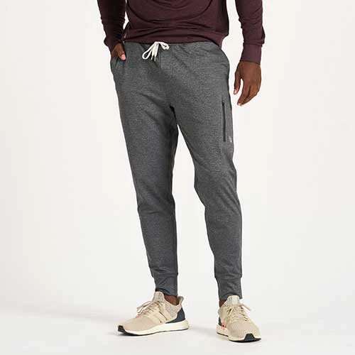 Vuori Men's Sunday Performance Jogger - Charcoal Heather 2 Vuori Men's Sunday Performance Jogger - Charcoal Heather - Image 2