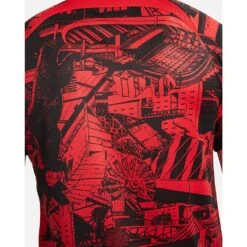 Nike Men's Athletico Madrid Pre-Match Short Sleeve - Sport Red -Keen Wear Shop atletico madrid mens dri fit pre match soccer top dF7PQ6 2