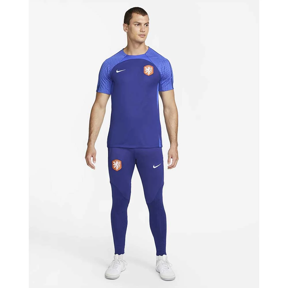 Nike Men's Netherlands Dri-FIT Strike Short Sleeve Top - Deep Royal Blue/Hyper Royal 4 Nike Men's Netherlands Dri-FIT Strike Short Sleeve Top - Deep Royal Blue/Hyper Royal - Image 4