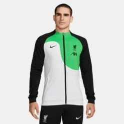 Nike Men's Liverpool FC Academy Pro Jacket - White/Green Spark/Black
