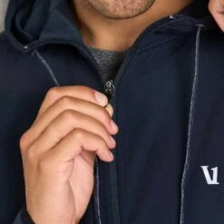 Vuori Men's Sunday Element Jacket - Ink Heather -Keen Wear Shop ezgif 3 db2c98d093