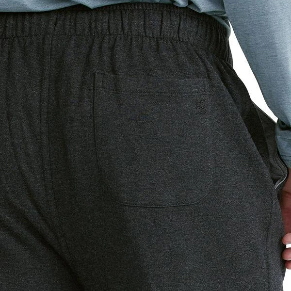 Men's Bamboo Heritage Fleece Jogger - Heather Black 3 Men's Bamboo Heritage Fleece Jogger - Heather Black - Image 3