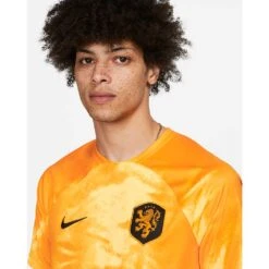 Men's Nike Netherlands 2022/23 DF Stadium Home Jersey - Laser Orange/Black -Keen Wear Shop netherlands 2022 23 stadium home mens dri fit soccer jersey bhRJHF