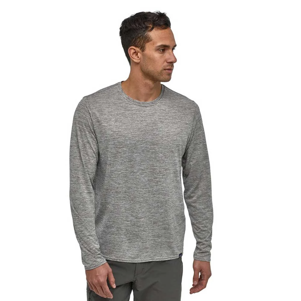 Patagonia Men's Long-Sleeved Capilene Cool Daily Shirt - Feather Grey 3 Patagonia Men's Long-Sleeved Capilene Cool Daily Shirt - Feather Grey - Image 3